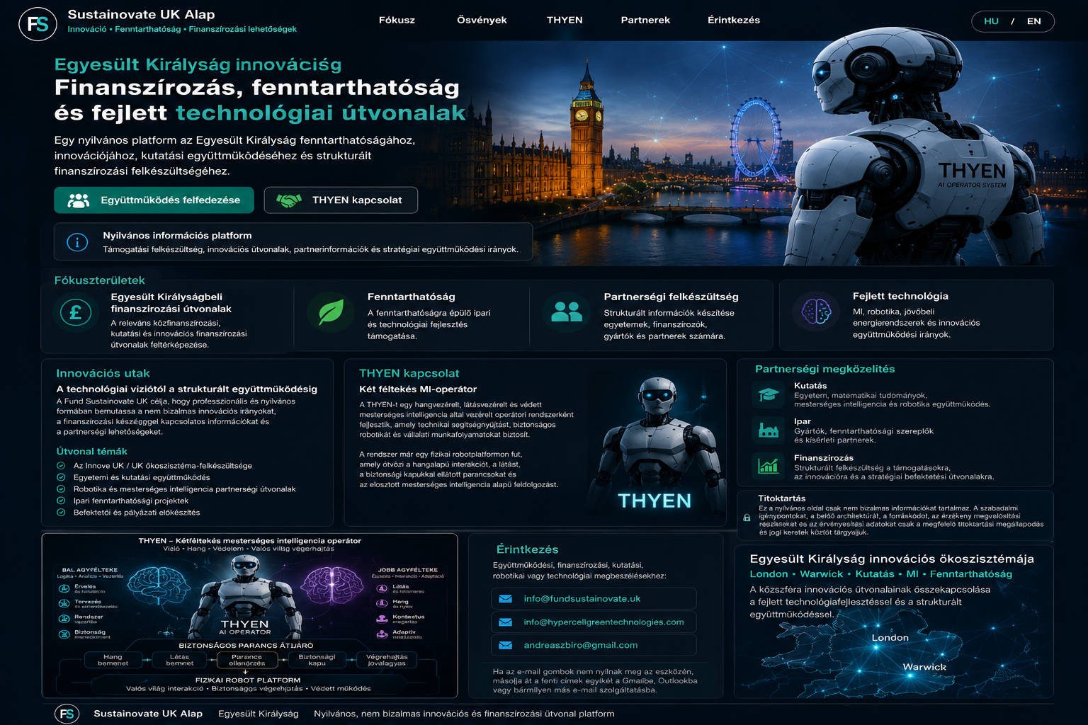 Fund Sustainovate UK THYEN hero visual